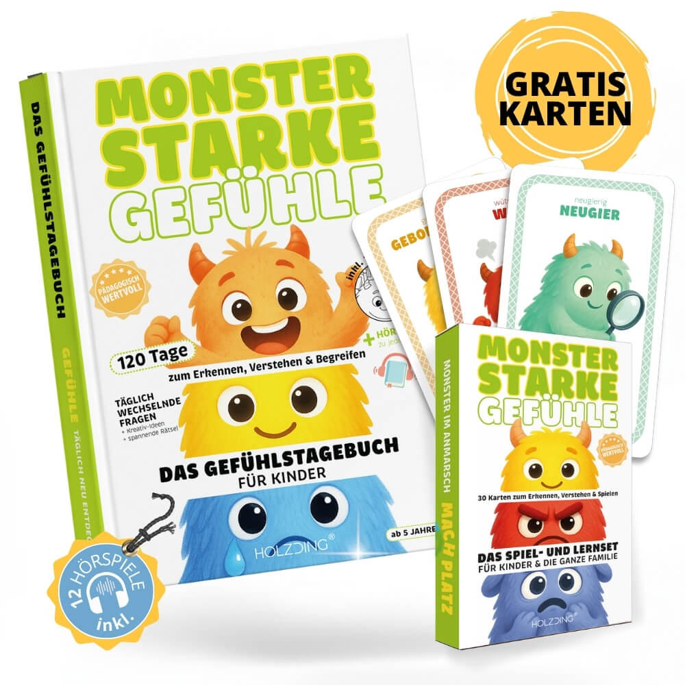 Monsterstarke Gefühle - Das Gefühlstagebuch (Geschenk-Set)