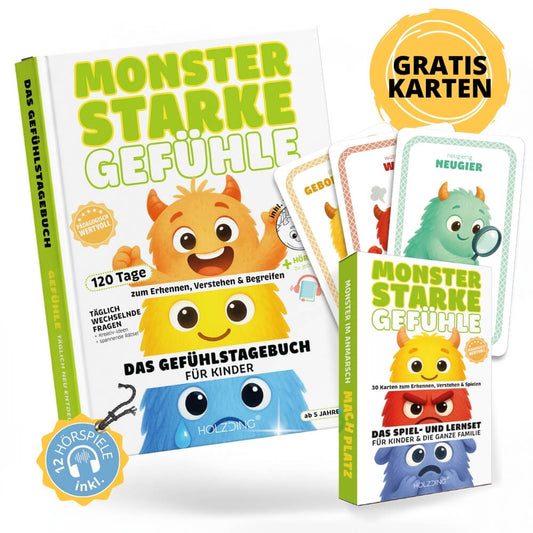 Monsterstarke Gefühle - Das Gefühlstagebuch (Geschenk-Set)