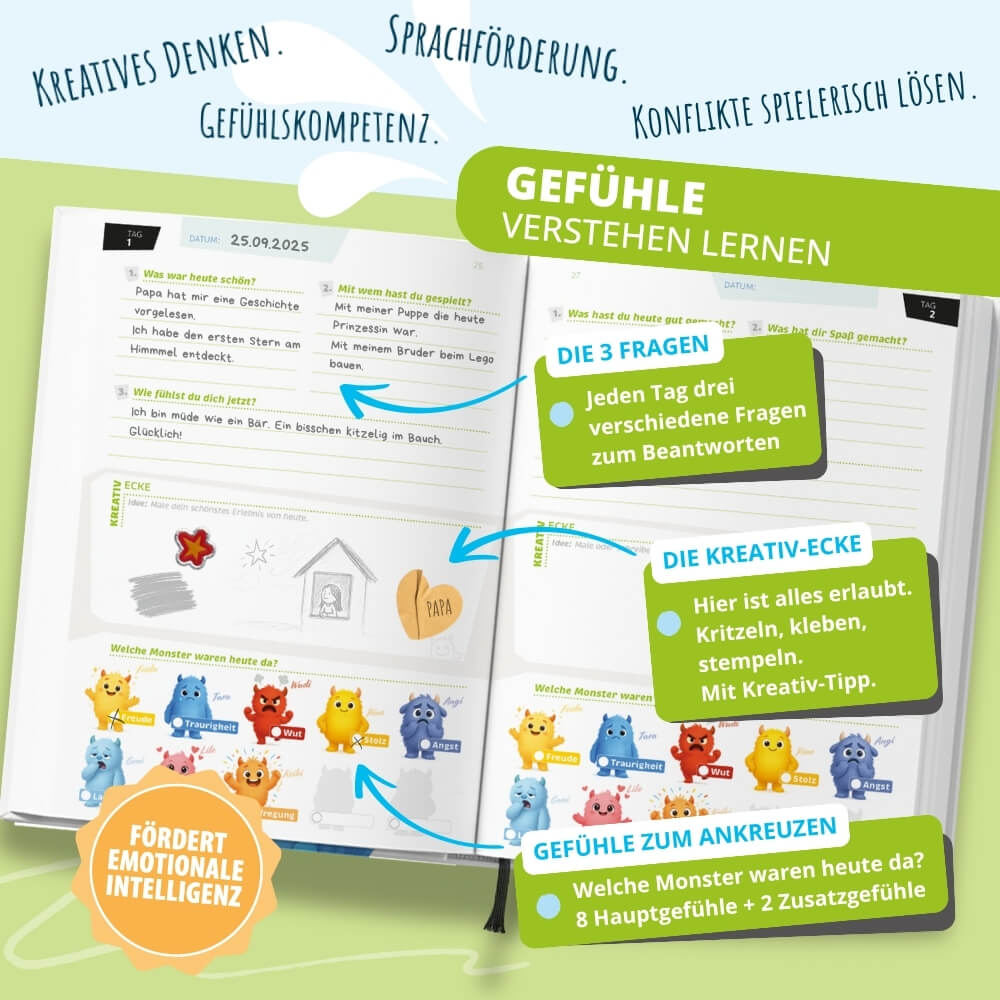 Monsterstarke Gefühle - Das Gefühlstagebuch