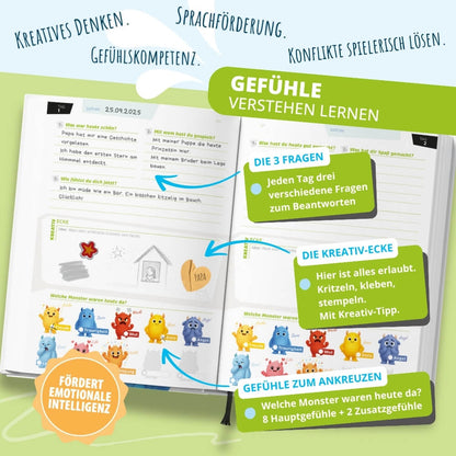 Monsterstarke Gefühle - Das Gefühlstagebuch (Geschenk-Set)