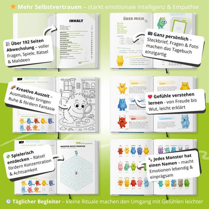 Monsterstarke Gefühle - Das Gefühlstagebuch (Geschenk-Set)