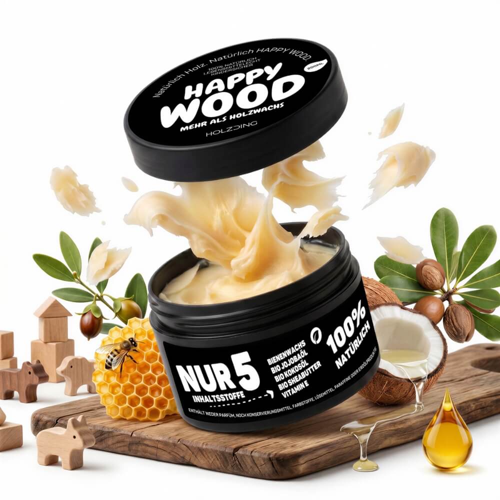 NEU: Happy Wood - Holzwachs
