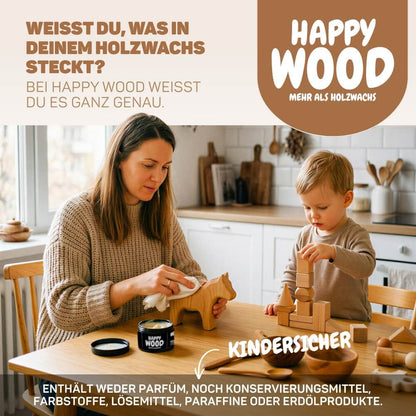 NEU: Happy Wood - Holzwachs