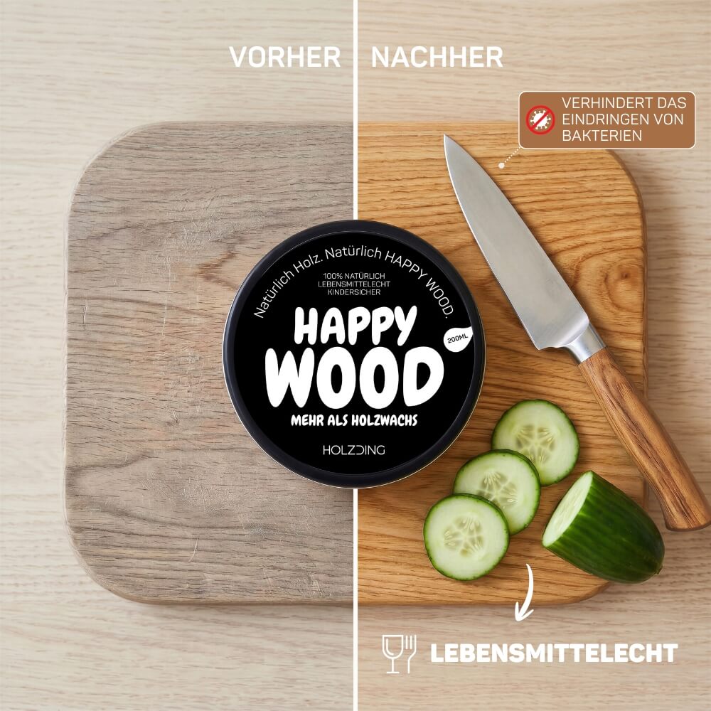 NEU: Happy Wood - Holzwachs