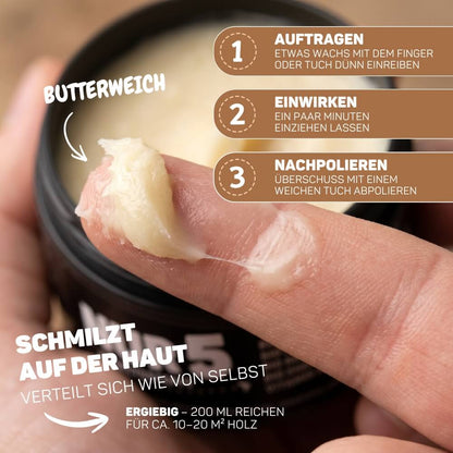 NEU: Happy Wood - Holzwachs